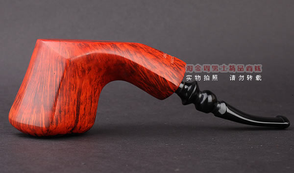 丹麦Erik Nording石楠木手工烟斗 FREEHAND DARK GRAIN 深棕02-5