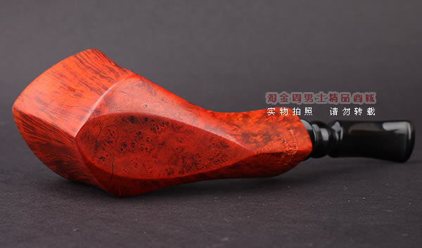 丹麦Erik Nording石楠木手工烟斗 FREEHAND DARK GRAIN 深棕02-6