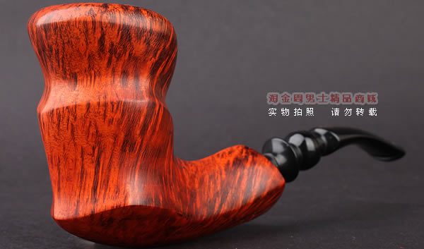 丹麦Erik Nording石楠木手工烟斗 FREEHAND DARK GRAIN 深棕03-1