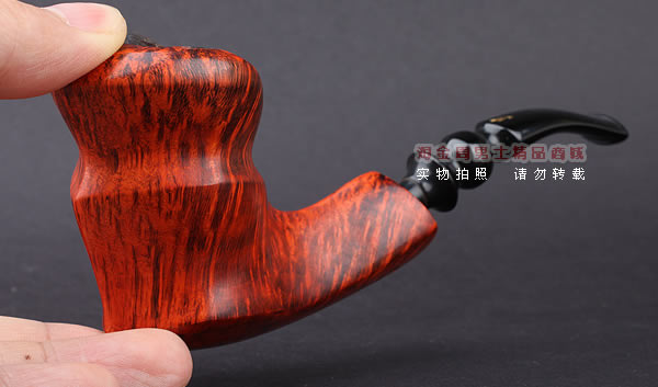 丹麦Erik Nording石楠木手工烟斗 FREEHAND DARK GRAIN 深棕03-10