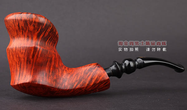 丹麦Erik Nording石楠木手工烟斗 FREEHAND DARK GRAIN 深棕03-4