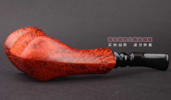 丹麦Erik Nording石楠木手工烟斗 FREEHAND DARK GRAIN 深棕03-6