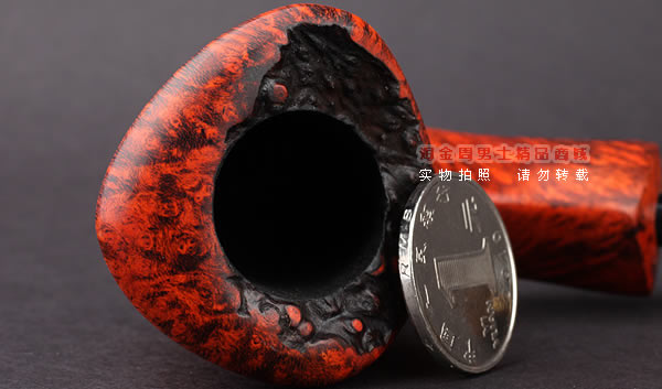 丹麦Erik Nording石楠木手工烟斗 FREEHAND DARK GRAIN 深棕03-7