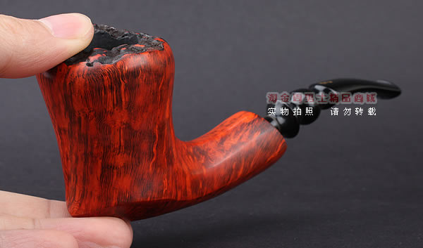 丹麦Erik Nording石楠木手工烟斗 FREEHAND DARK GRAIN 深棕04-10