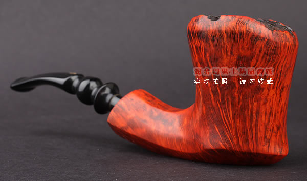 丹麦Erik Nording石楠木手工烟斗 FREEHAND DARK GRAIN 深棕04-2
