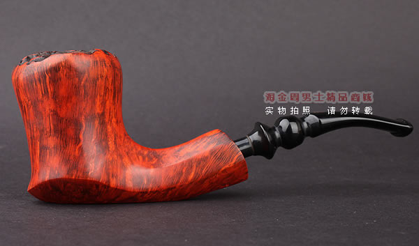 丹麦Erik Nording石楠木手工烟斗 FREEHAND DARK GRAIN 深棕04-4