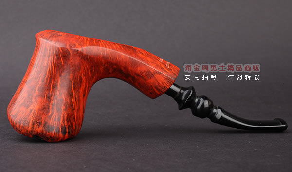 丹麦Erik Nording石楠木手工烟斗 FREEHAND DARK GRAIN 深棕04-5