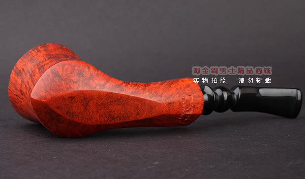 丹麦Erik Nording石楠木手工烟斗 FREEHAND DARK GRAIN 深棕04-6