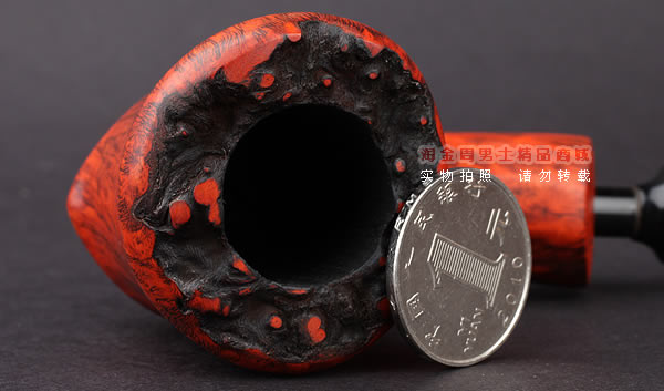 丹麦Erik Nording石楠木手工烟斗 FREEHAND DARK GRAIN 深棕04-7