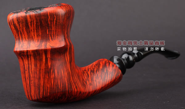 丹麦Erik Nording石楠木手工烟斗 FREEHAND DARK GRAIN 深棕05-1