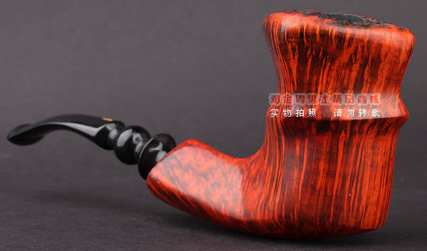 丹麦Erik Nording石楠木手工烟斗 FREEHAND DARK GRAIN 深棕05-2