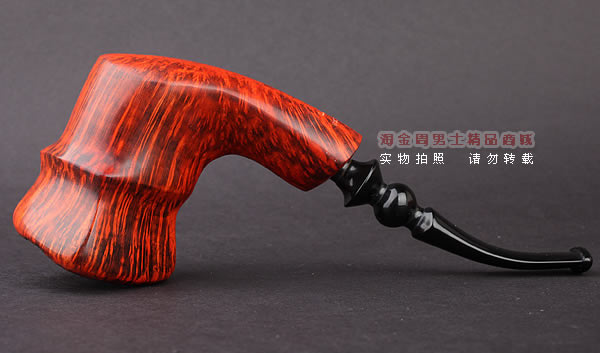 丹麦Erik Nording石楠木手工烟斗 FREEHAND DARK GRAIN 深棕05-5