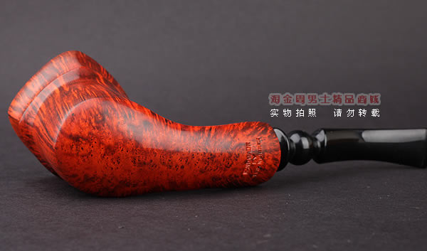 丹麦Erik Nording石楠木手工烟斗 FREEHAND DARK GRAIN 深棕05-6