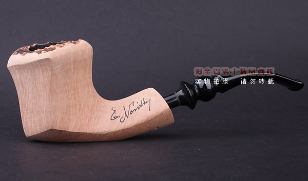 丹麦Erik Nording石楠木手工签名烟斗 SIGNATURE SMOOTH 原木01-4