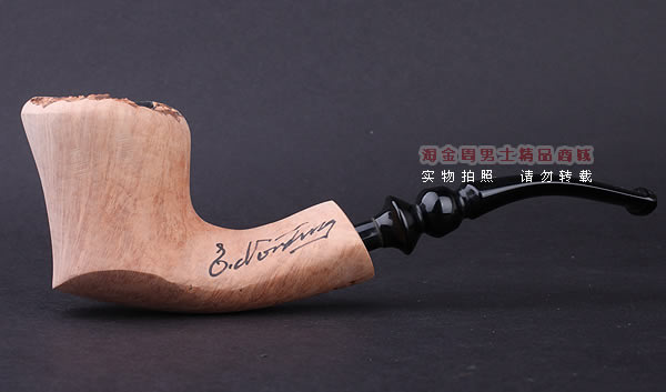 丹麦Erik Nording石楠木手工签名烟斗 SIGNATURE SMOOTH 原木04-4