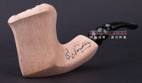 丹麦Erik Nording石楠木手工签名烟斗 SIGNATURE SMOOTH 原木05-1