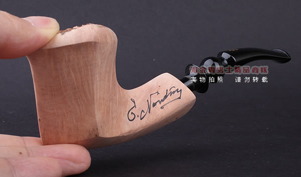 丹麦Erik Nording石楠木手工签名烟斗 SIGNATURE SMOOTH 原木05-11