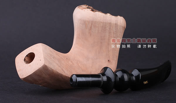 丹麦Erik Nording石楠木手工签名烟斗 SIGNATURE SMOOTH 原木05-8