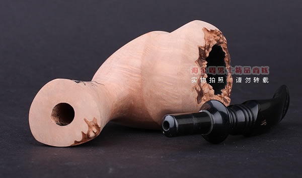 丹麦Erik Nording石楠木手工签名烟斗 SIGNATURE SMOOTH 原木07-7