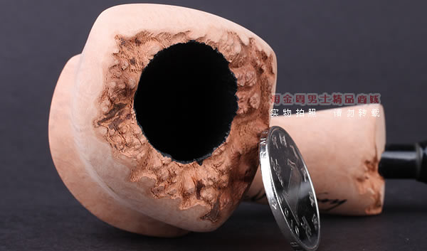 丹麦Erik Nording石楠木手工签名烟斗 SIGNATURE SMOOTH 原木10-6