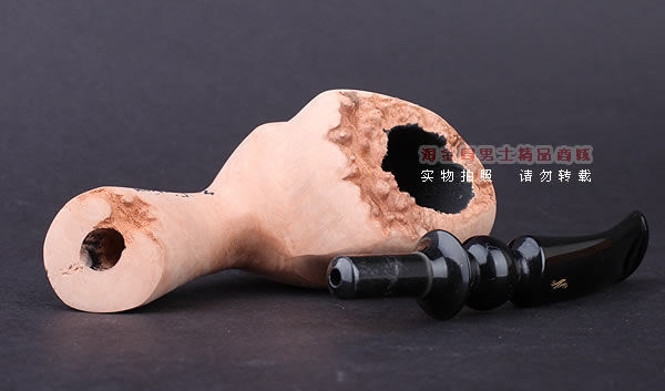 丹麦Erik Nording石楠木手工签名烟斗 SIGNATURE SMOOTH 原木10-7