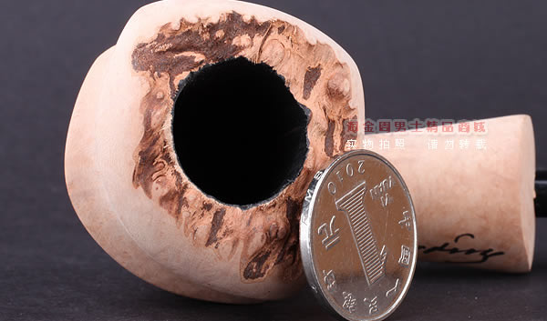 丹麦Erik Nording石楠木手工签名烟斗 SIGNATURE SMOOTH 原木12-6