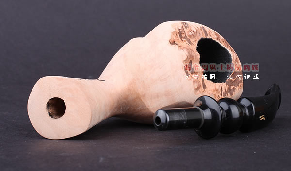 丹麦Erik Nording石楠木手工签名烟斗 SIGNATURE SMOOTH 原木12-7