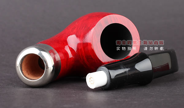 原装进口 德国华云VAUEN石楠木银圈烟斗 6件套装Largo拿高1205-7