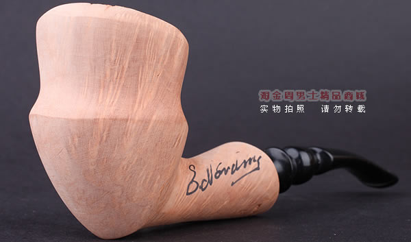 丹麦Erik Nording石楠木手工签名烟斗 SIGNATURE SMOOTH 原木13-1