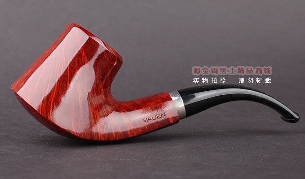 原装进口 德国华云VAUEN石楠木银圈烟斗 6件套装约克York 3595-4