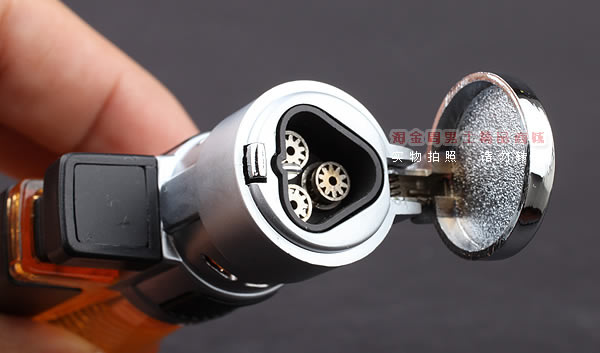 皇冠烟具 高希霸cohiba雪 茄打火机 火云COB-277-2