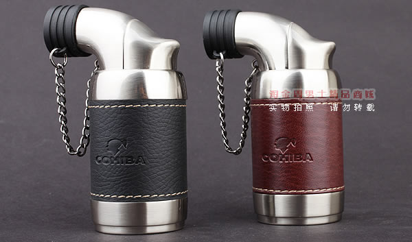 皇冠烟具 高希霸cohiba雪 茄打火机 防风直冲火带开孔器 火云31-6