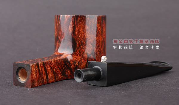 原装进口 意大利L'ANATRA鸭子石楠木手工烟斗 6件套 1蛋LA38-8