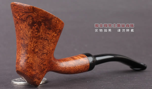 原装进口 加拿大Silver Castle SC石楠木手工烟斗 三骑兵QB13-1