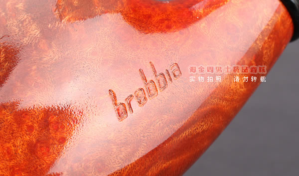 原装进口 正品意大利brebbia芭比石楠木烟斗 双滤芯精选斗-6