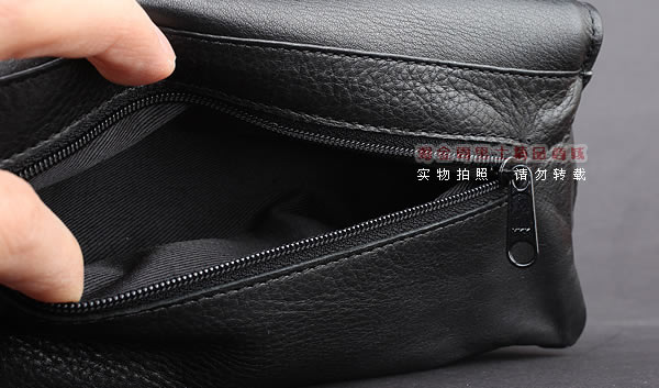 进口烟具 原装正品意大利lubinski真皮2斗烟斗皮包 I714 黑色-8