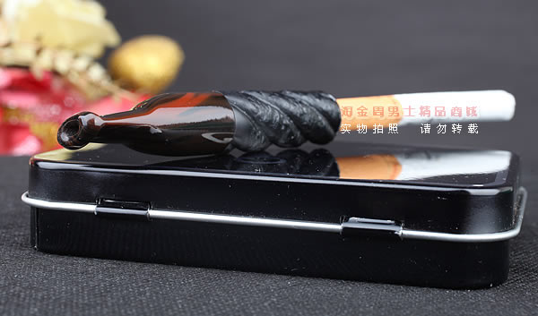 进口烟具 法国CC CHACOM石楠木烟嘴 送9MM晶石滤芯10支 065粗面-5