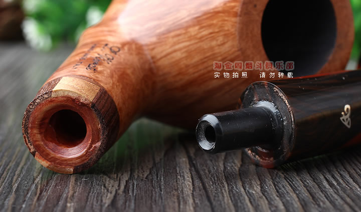 淘金周 意大利维布拉蒂Viprati VIP进口石楠木手工烟斗 大弯斗V24-6