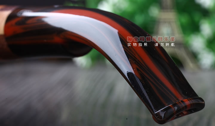 淘金周 意大利维布拉蒂Viprati VIP进口石楠木手工烟斗 大弯斗V24-8