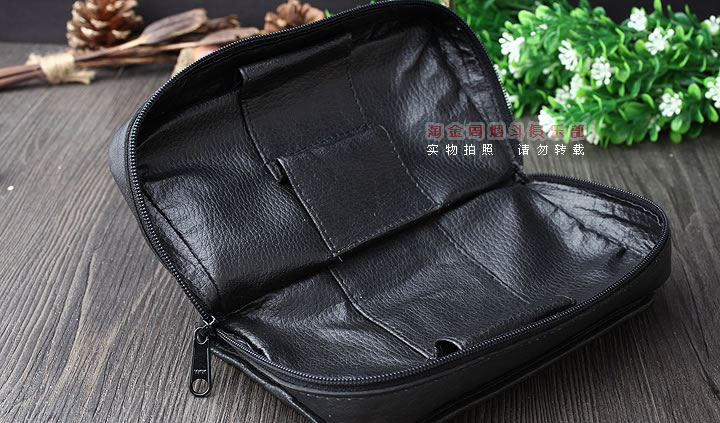 英国拉特雷RATTRAY'S 真皮烟斗包 烟丝包 两斗包 CP-2BK-RA-4