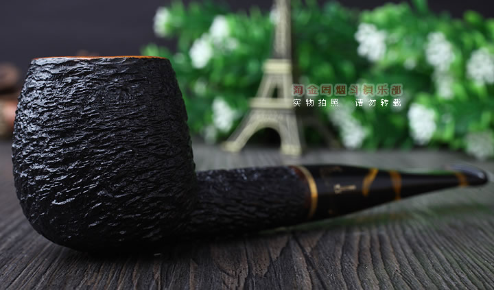进口烟具 意大利沙芬SAVINELLI石楠木烟斗 六件套装老虎刻花207-1