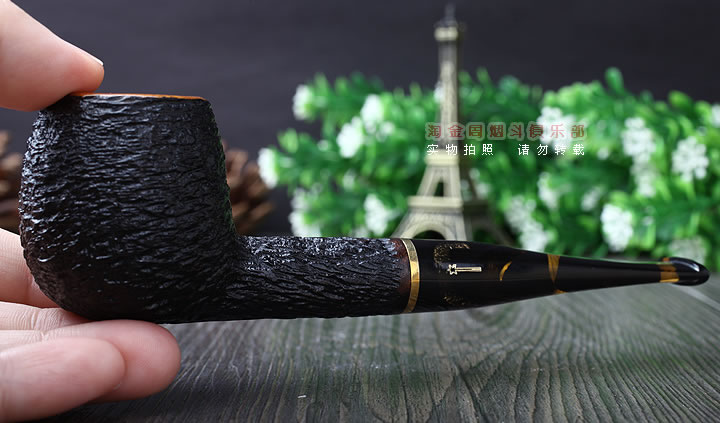 进口烟具 意大利沙芬SAVINELLI石楠木烟斗 六件套装老虎刻花207-8
