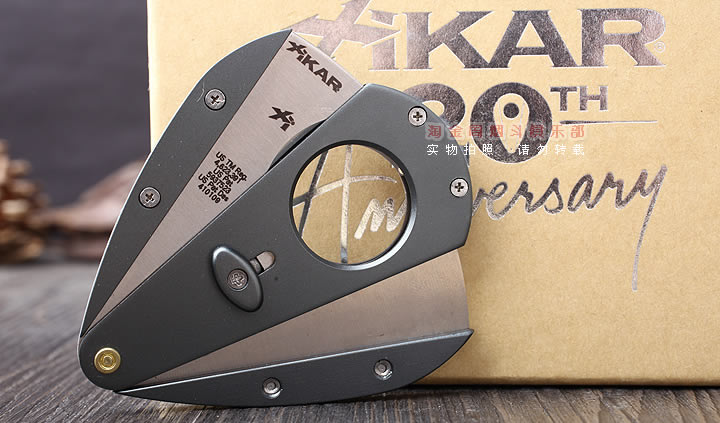 美国Xikar 西卡 20周年限量版雪茄刀 101RTI 钛合金色-1