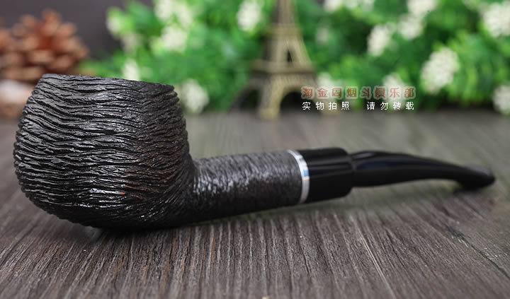 意大利沙芬SAVINELLI石楠木烟斗 5件套装OTELLO 乡村喷砂黑色315-1