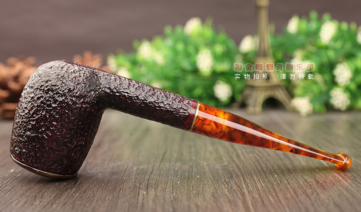 淘金周 意大利沙芬SAVINELLI石楠木烟斗 6件套装玉盖麻面128-4
