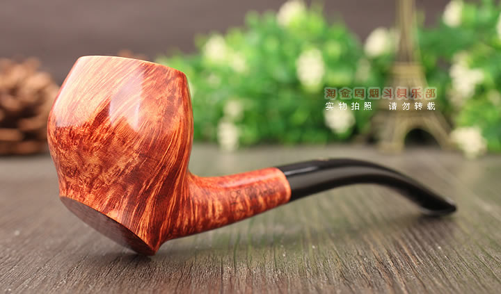淘金周 意大利维布拉蒂Viprati VIP进口石楠木手工烟斗 V50-1