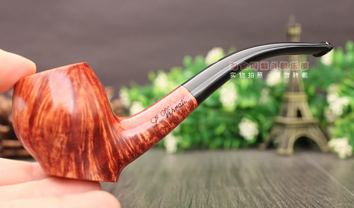 淘金周 意大利维布拉蒂Viprati VIP进口石楠木手工烟斗 V50-9
