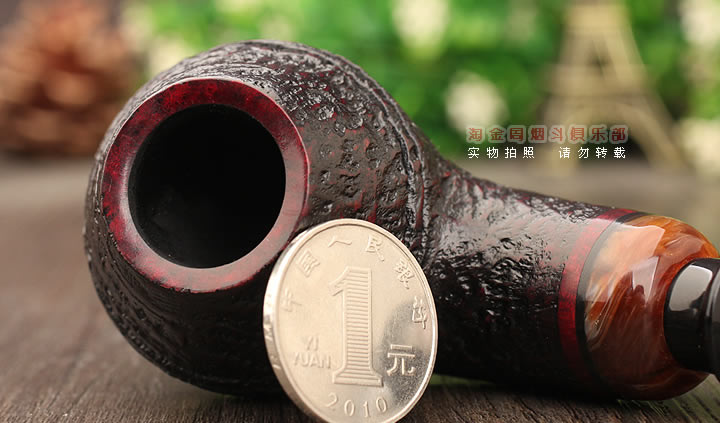 强推 齐国斌工作室 运动系列 石楠木烟斗 5件套装喷砂弯式牛头Q12-5