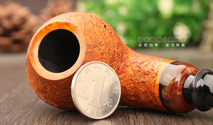 强推 齐国斌工作室 运动系列 石楠木烟斗 5件套装喷砂弯式牛头Q13-5