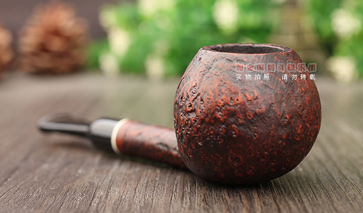 意大利 Vitale维塔莱石楠木烟斗 棕色喷砂05-2